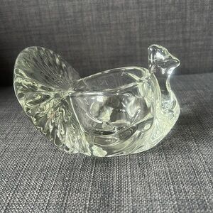 Turkey candle holder made by Avon 1970’s charming decor holiday votive tea light